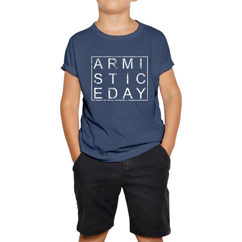 Armistice Day Anzac Day Lest We Forget Remembrance Day Veterans Day WW1 Poppy Flower Kids Tee