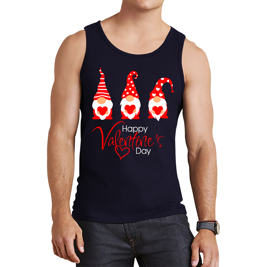 Happy Valentines Day Gnomes Tank Top