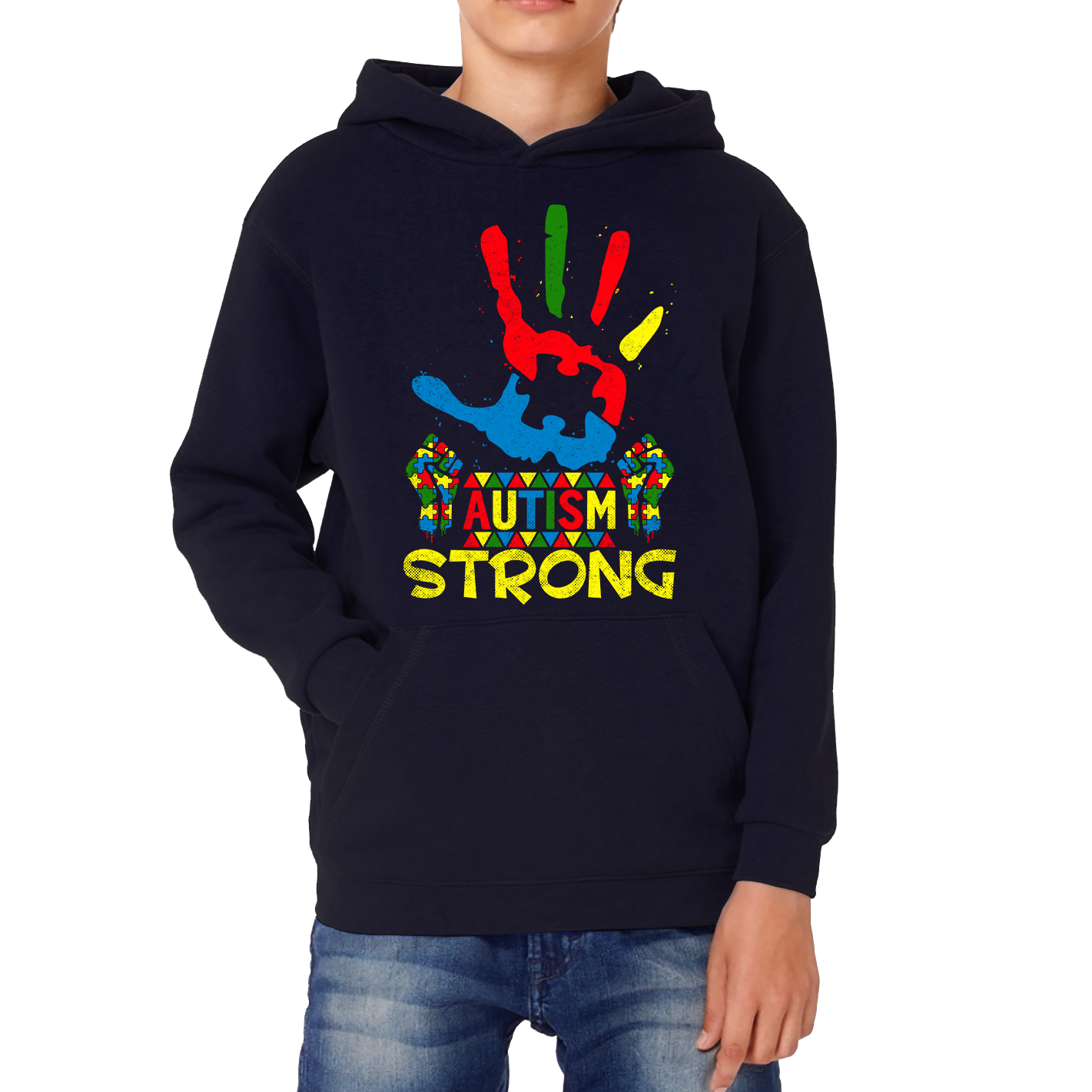 Autism Awareness Strong Motivational Hoodie