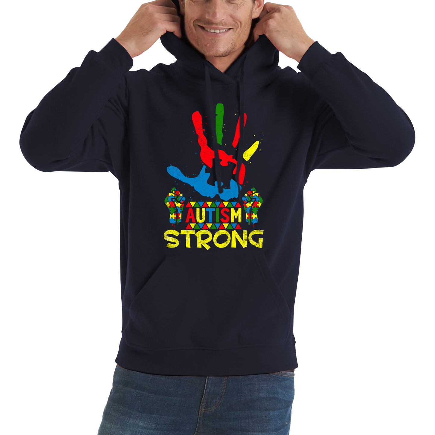 Autism Awareness Strong Motivational Hoodie