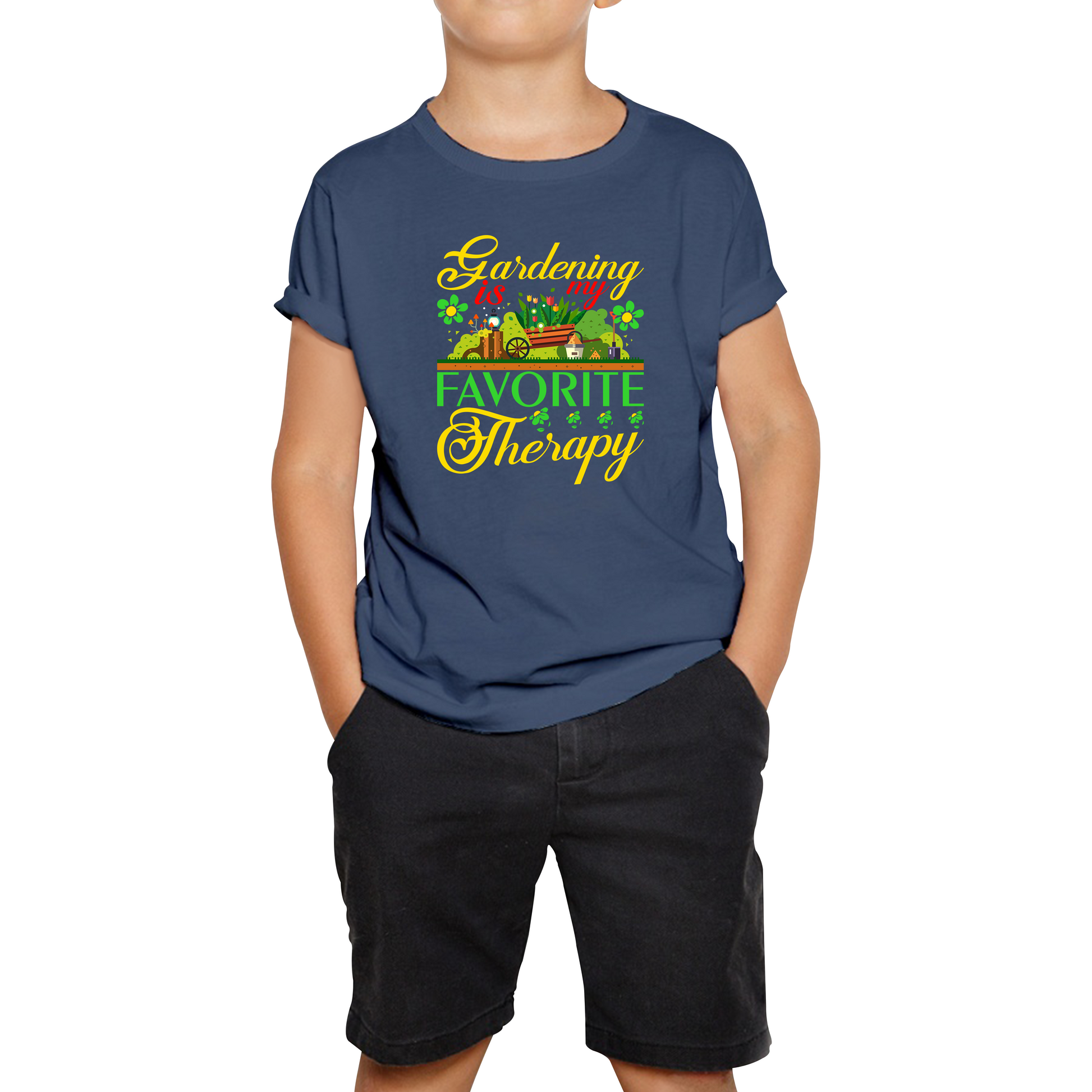 Gardening Is My Favorite Therapy T Shirt