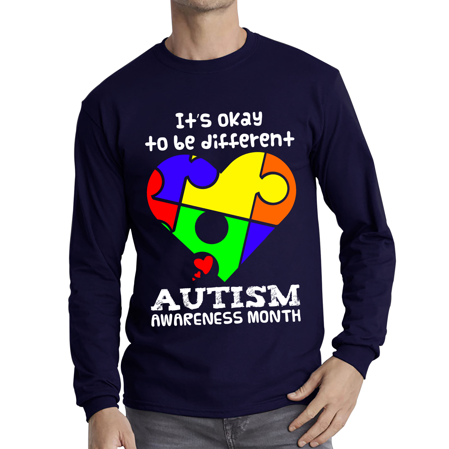 It's Ok To Be Different Autism Awareness Month T Shirt