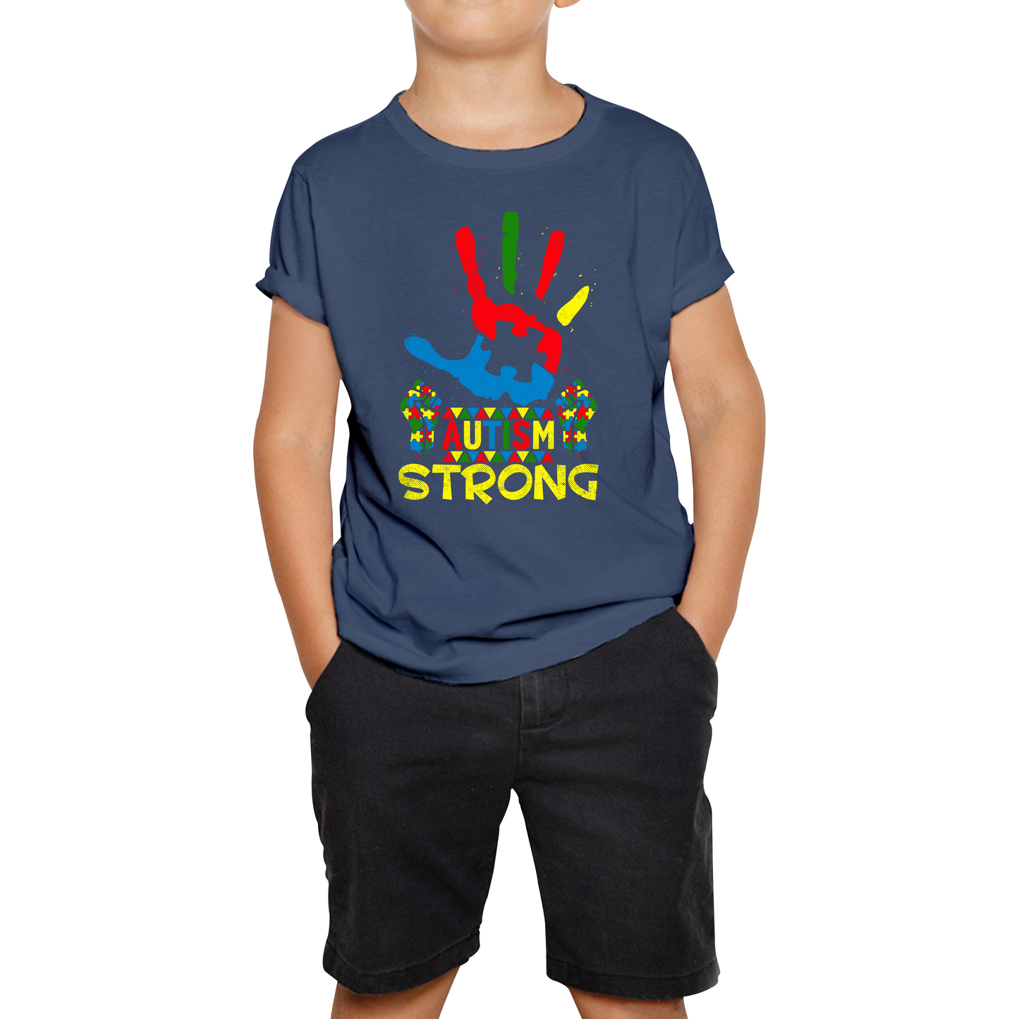 Autism Awareness Strong Motivational T Shirt