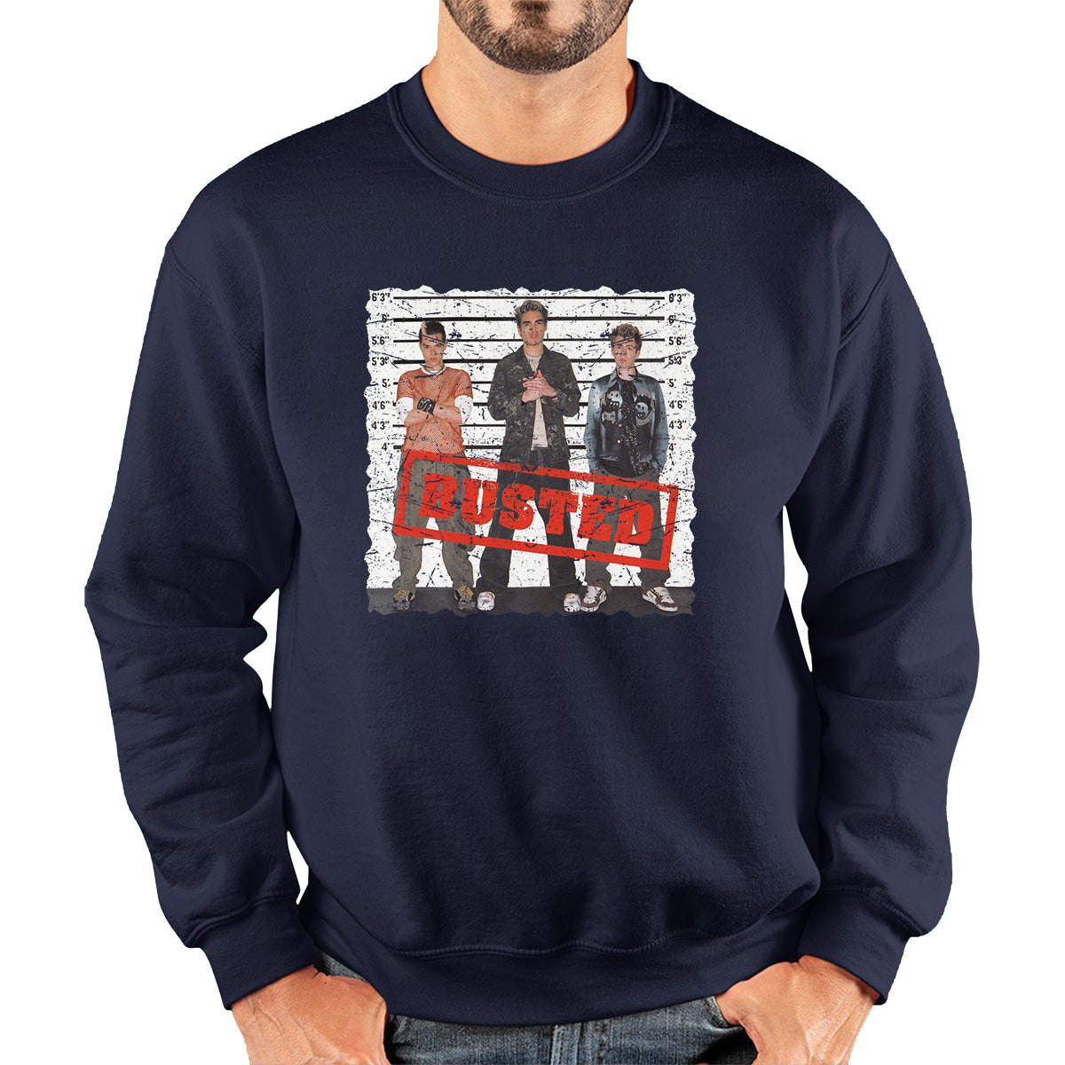 Busted Debut Studio Album By Busted Busted English Pop Punk Band Busted 20th Anniversary Unisex Sweatshirt