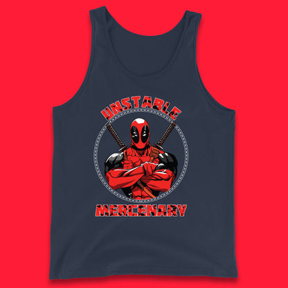 The Unstable Mercenary Funny Deadpool Marvel Deadpool Marvel Comics Superhero Fictional Character Tank Top