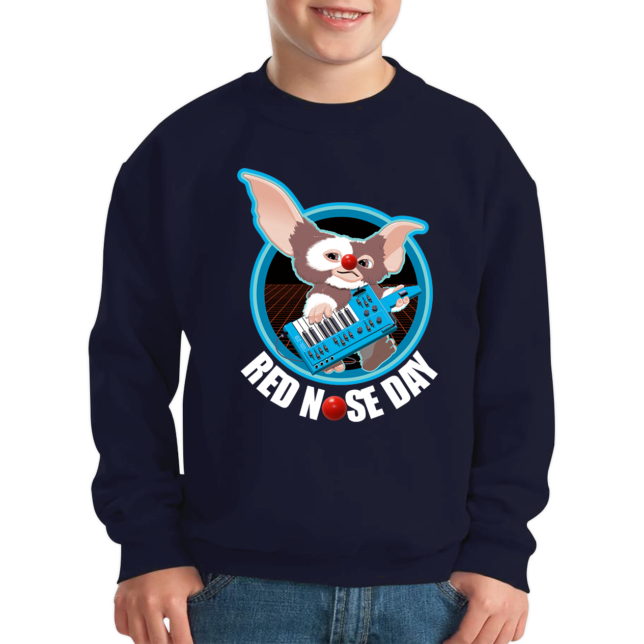 Gremlins Gizmo Piano Red Nose Day Sweatshirt