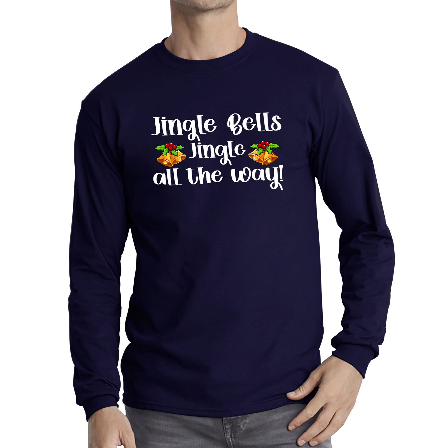 jingle bells christmas long sleeve t shirt