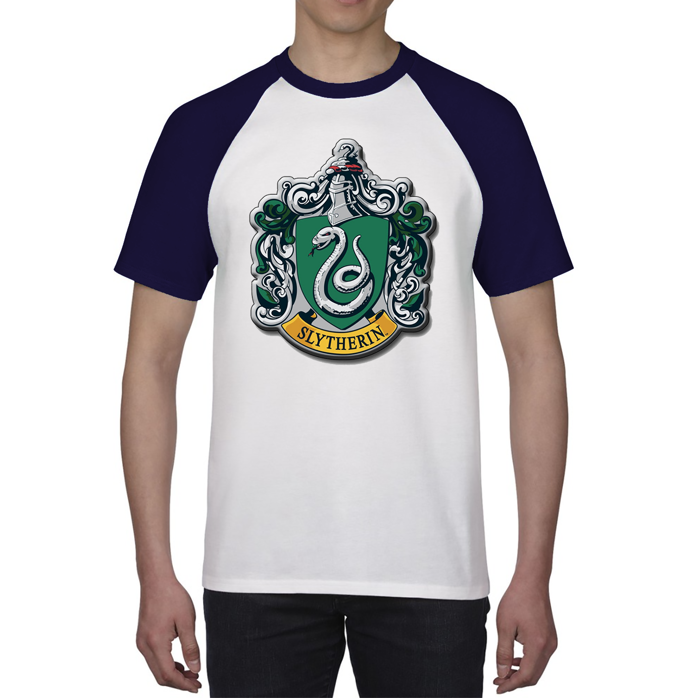 Slytherin Logo Harry Potter Hogwarts School Witchcraft Wizardry Baseball T Shirt