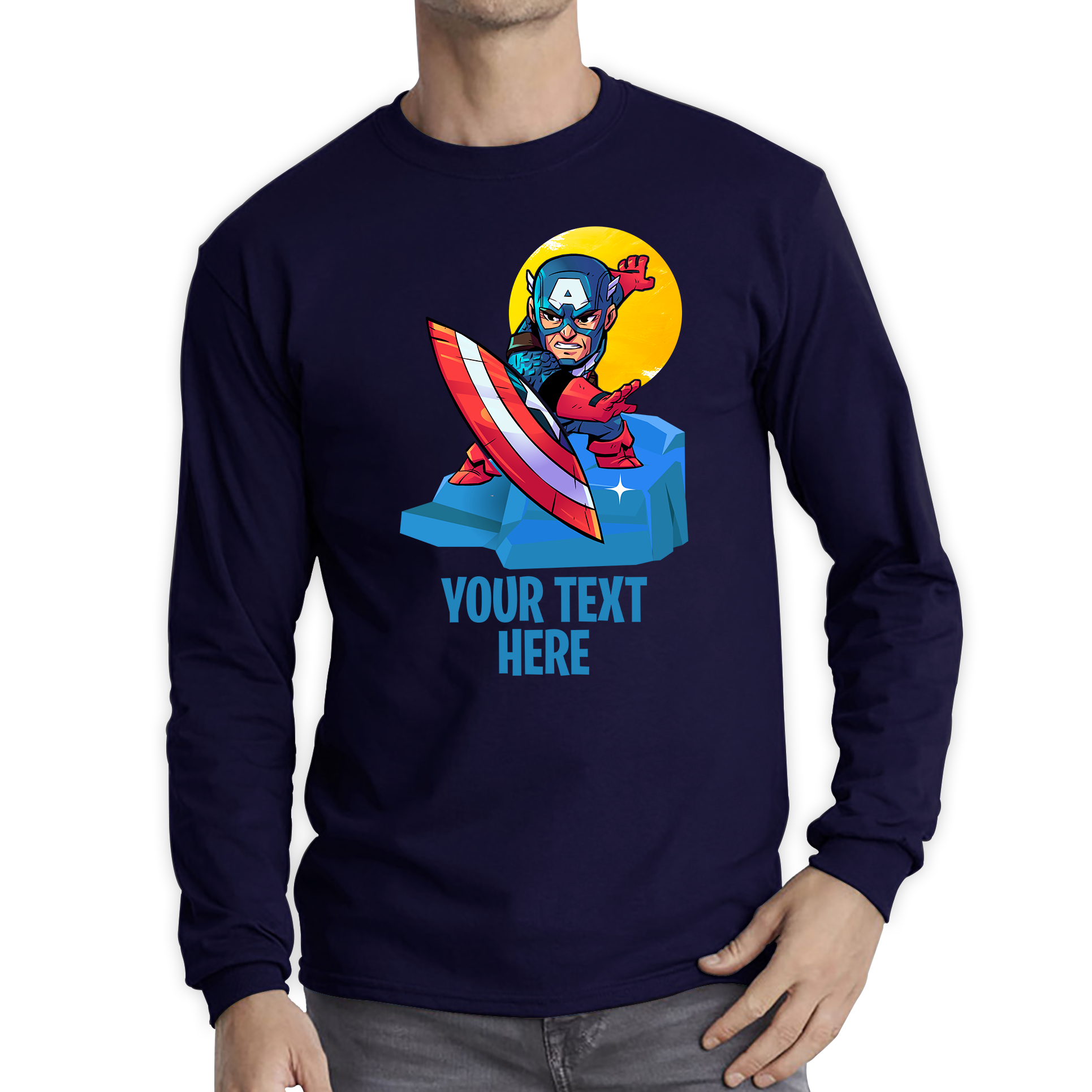 Personalised Captain America T Shirt