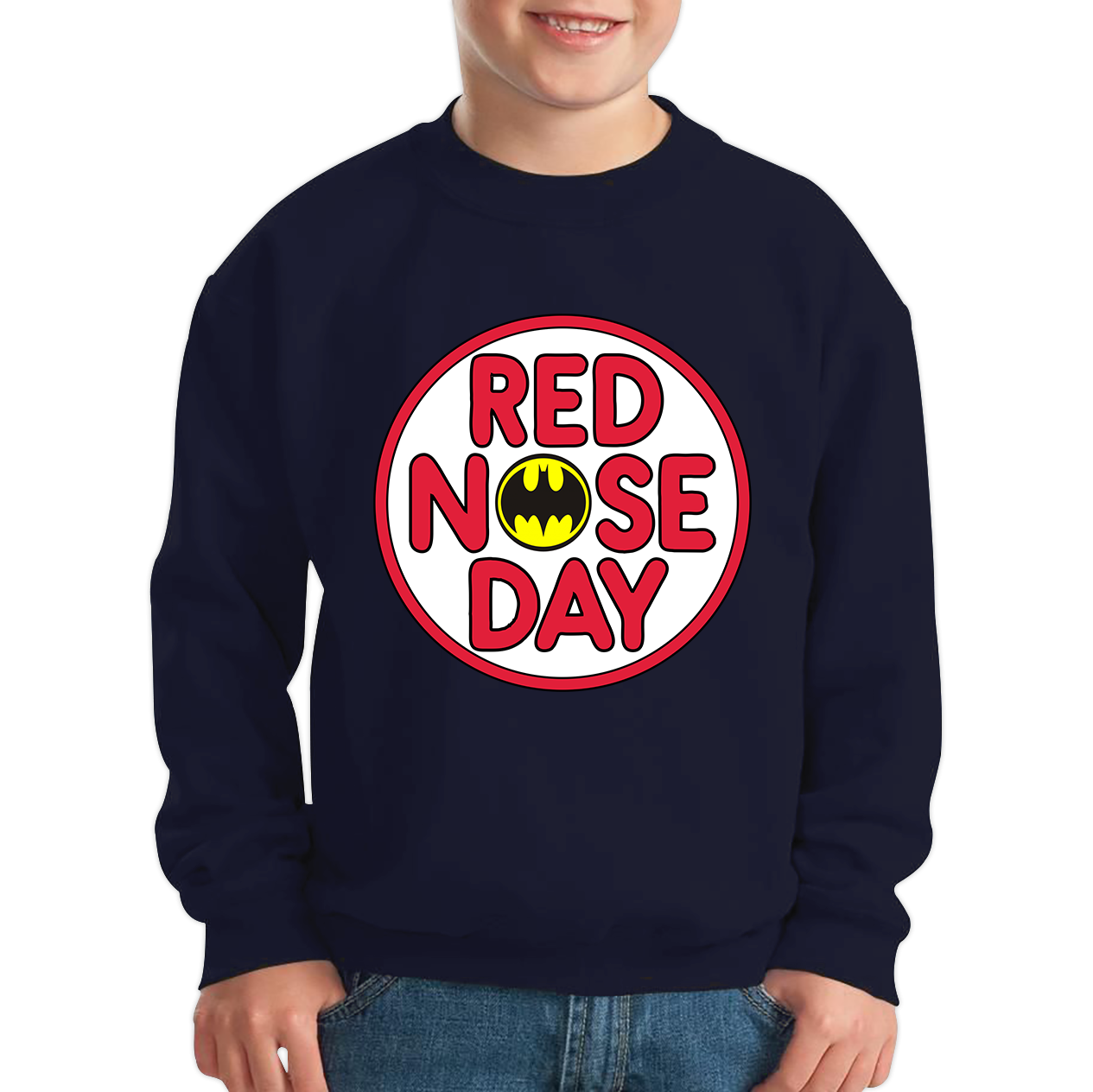 Batman Comic Relief Red Nose Day Sweatshirt