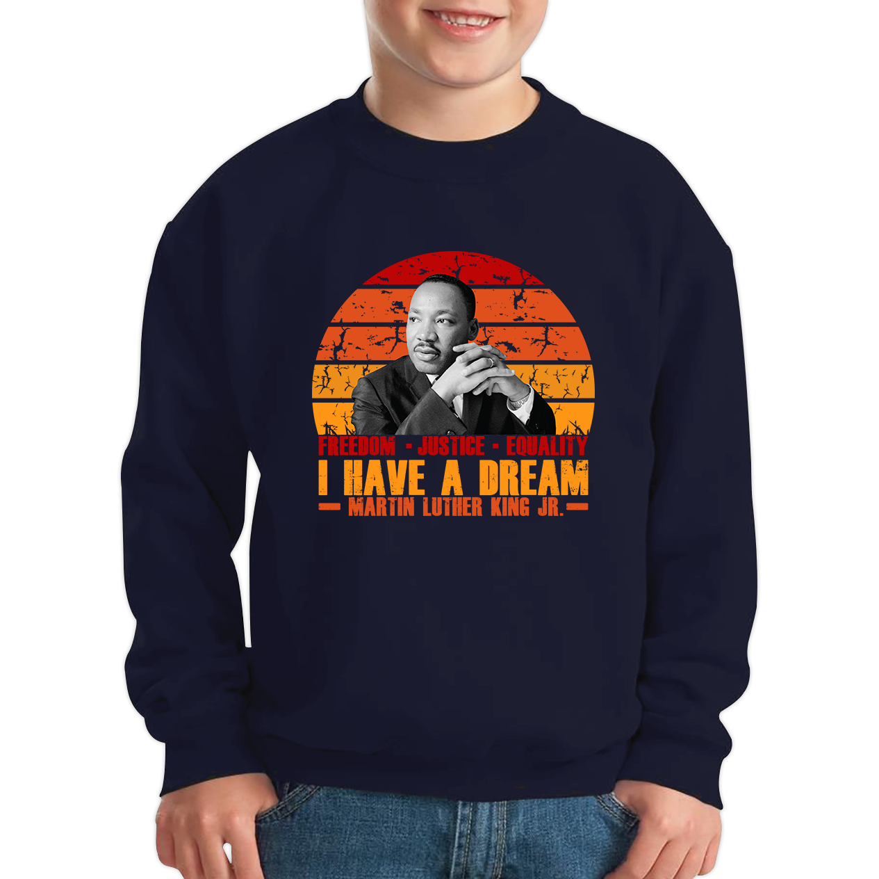 Martin Luther King Quotes I Have a Dream Kids Jumper