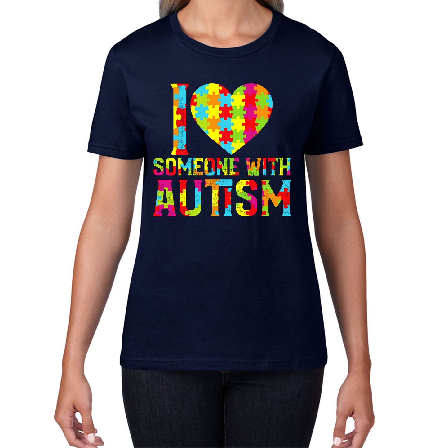 I Love Someone With Autism T Shirt