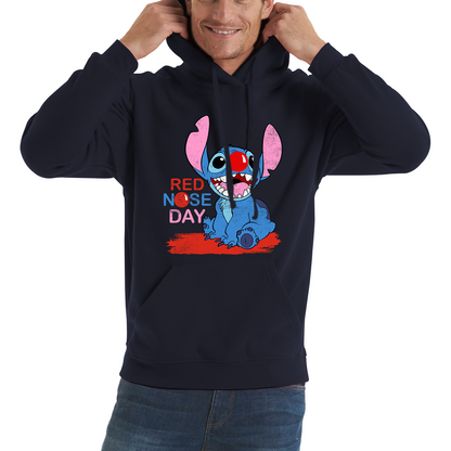 Ohana Disney Stitch Red Nose Day Hoodie 