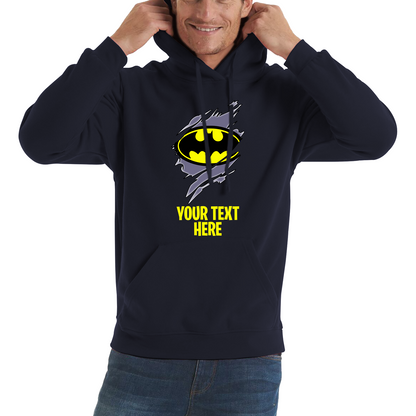 Personalised Batman Logo Hoodie