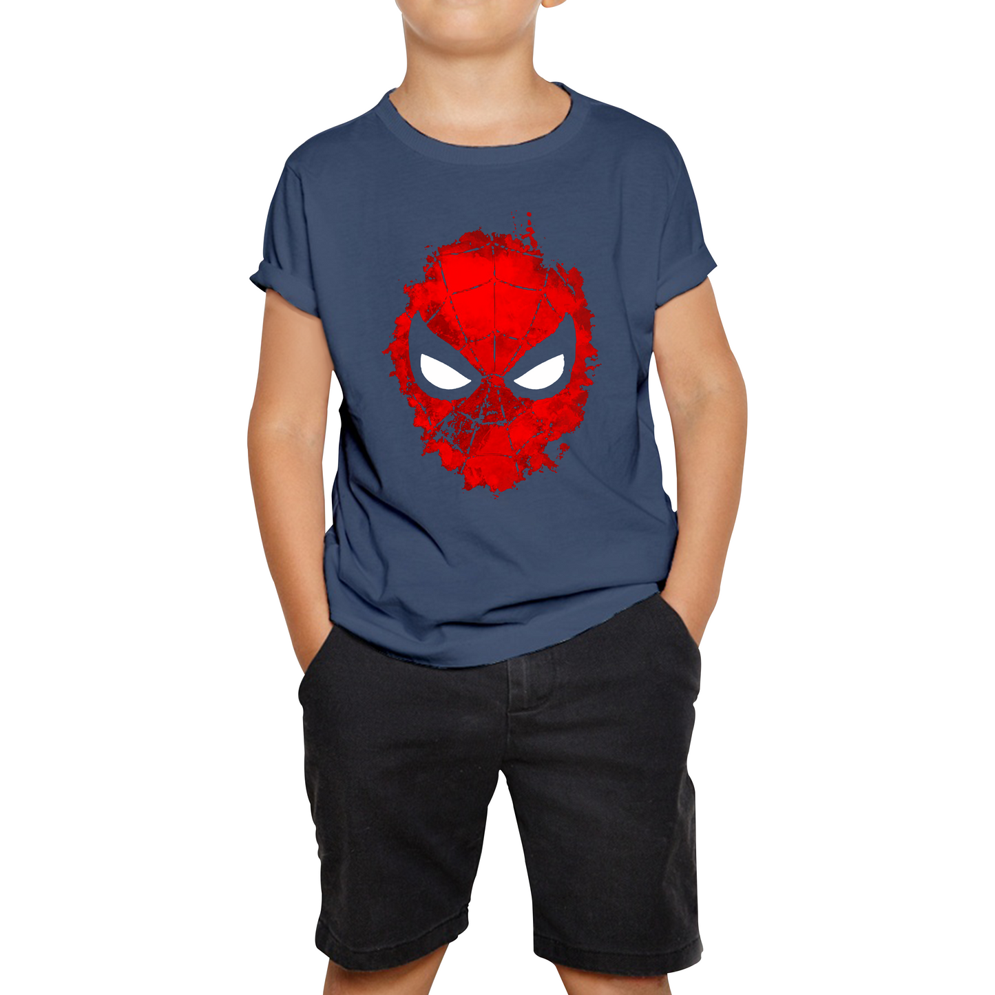 Spiderman Face T Shirt