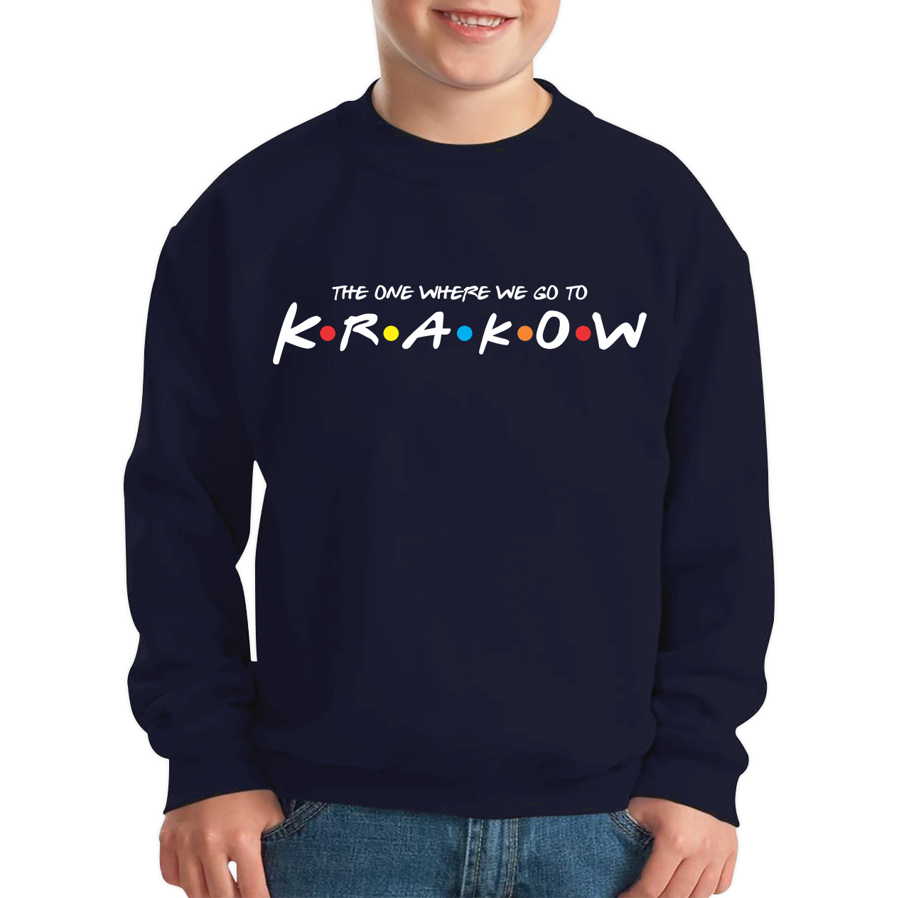 The One Where We Go To Krakow Inspired By Friends Spoof City In Poland Kids Jumper