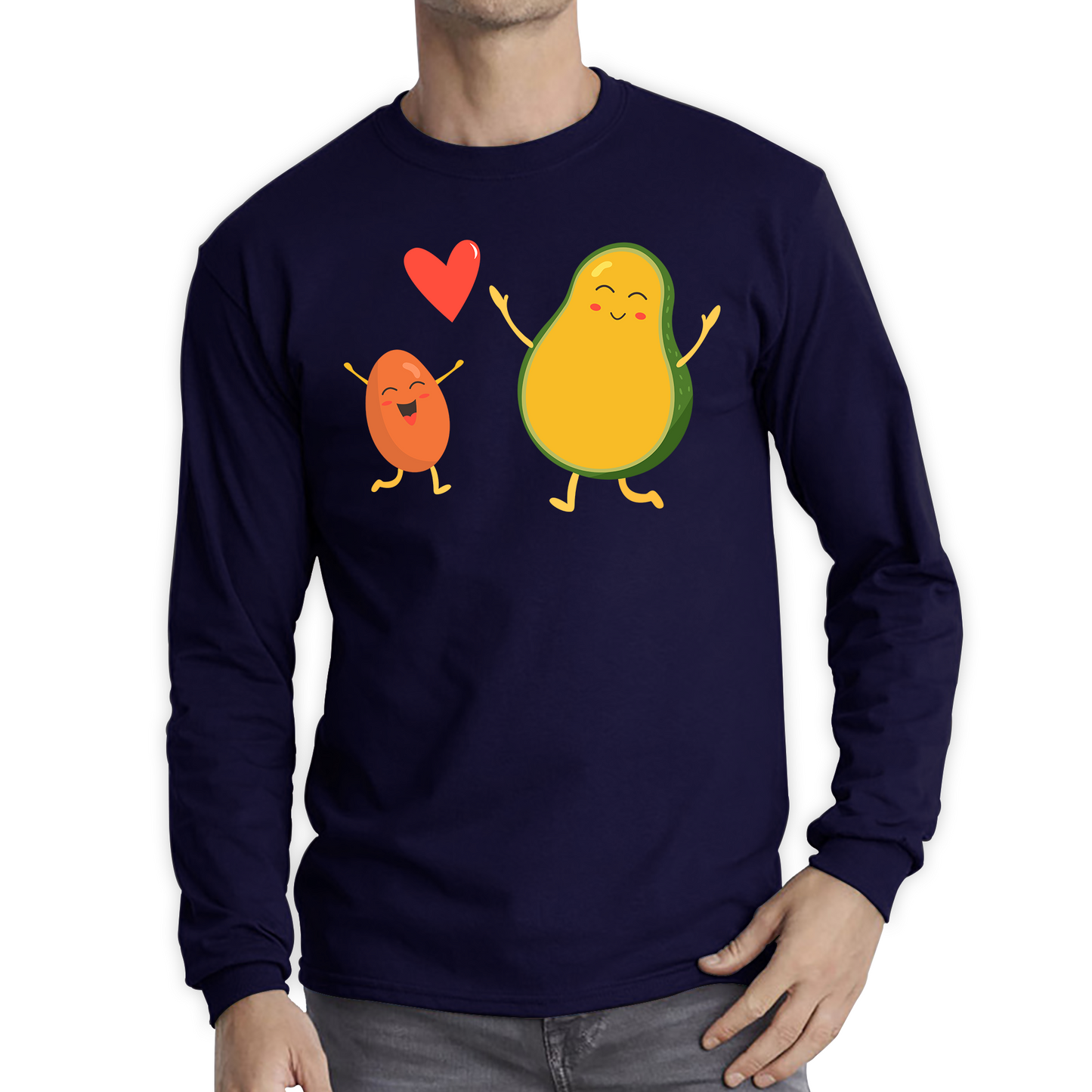 Bean & Avocado Love Funny T Shirt