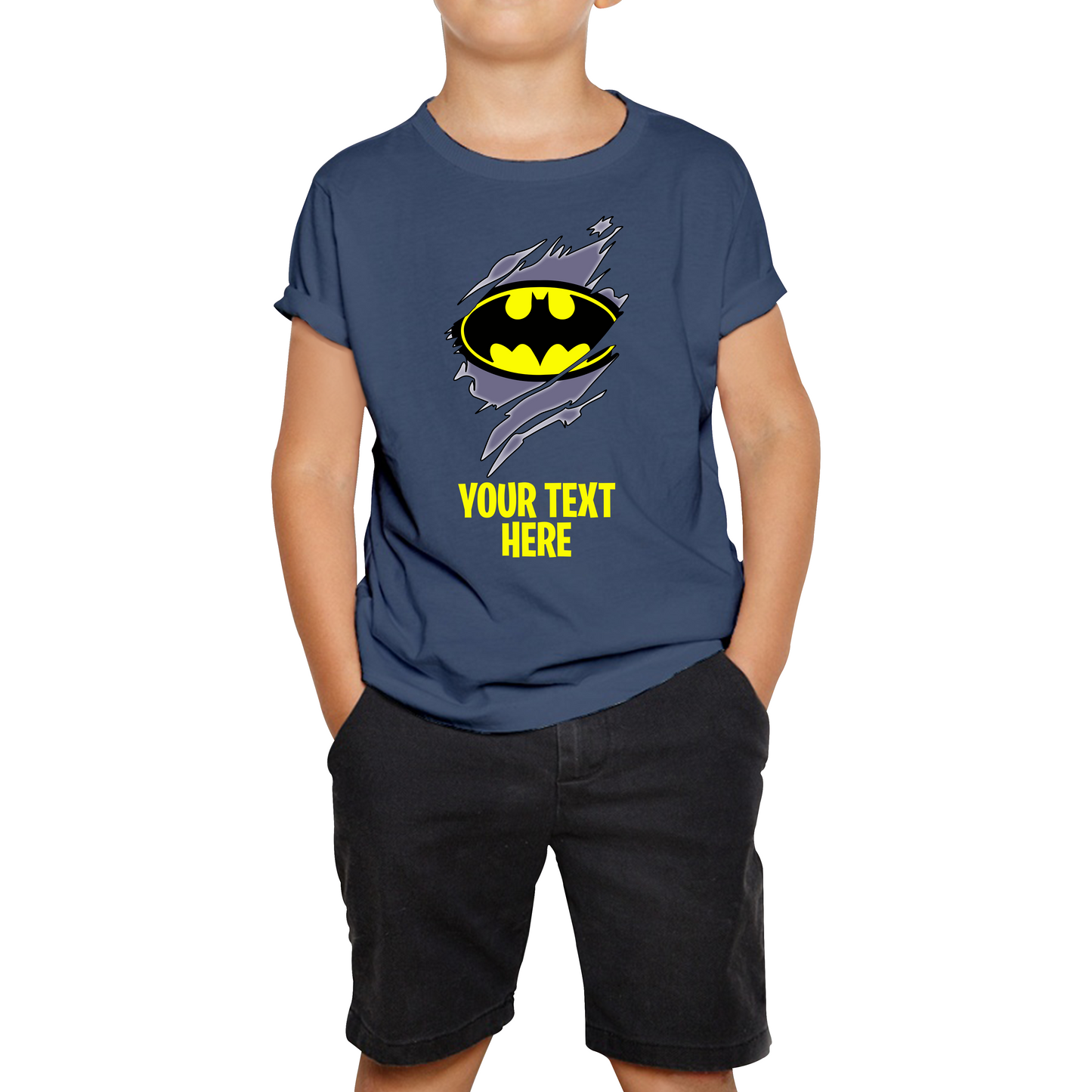 Personalised Batman Logo T Shirt