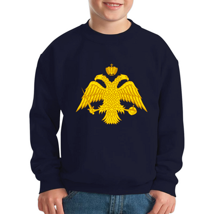 Byzantium Double Headed Eagle Symbol Sweatshirt