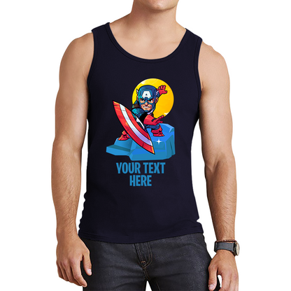 Personalised Captain America Tank Top