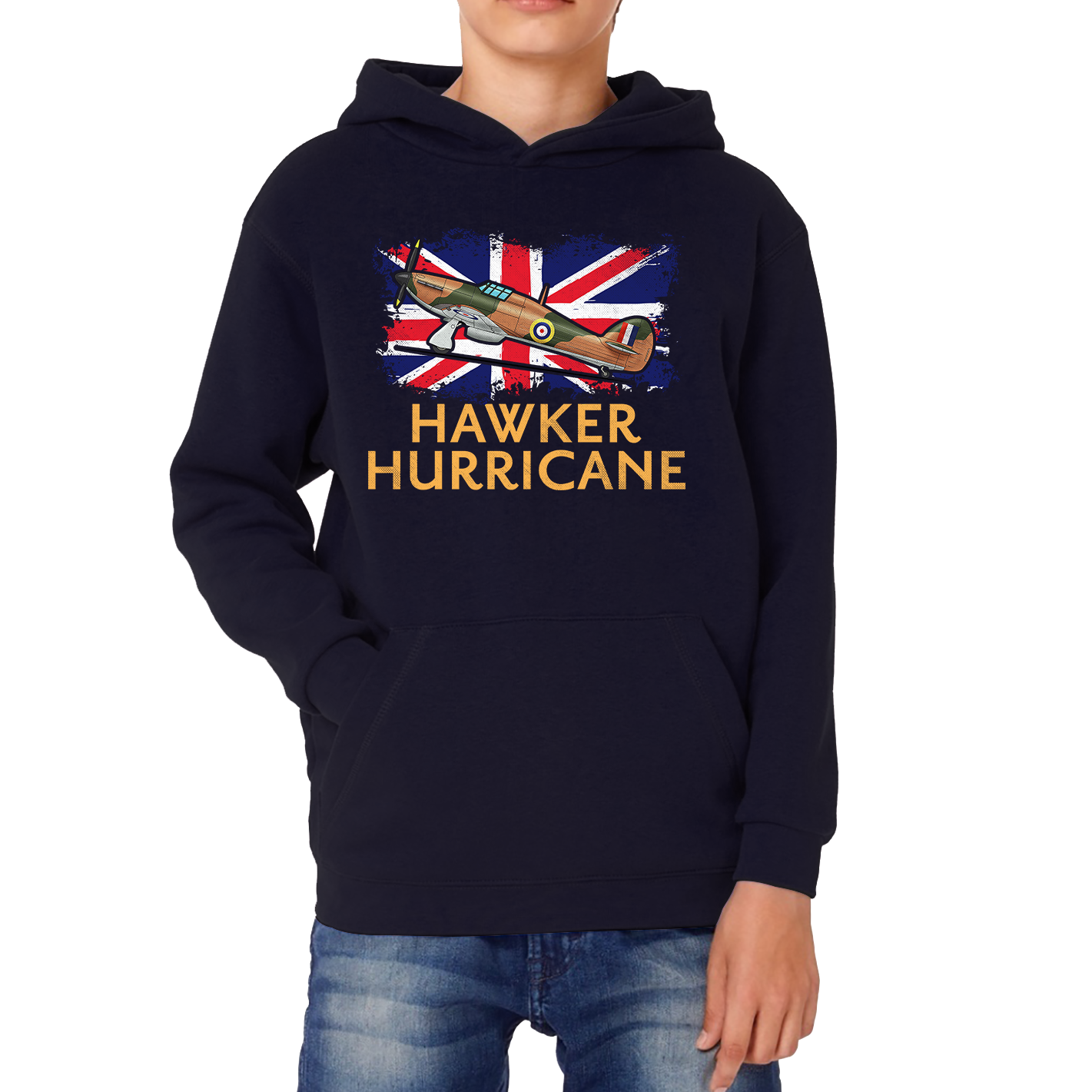 Hawker Hurricane British Veteran Air Force Hoodie