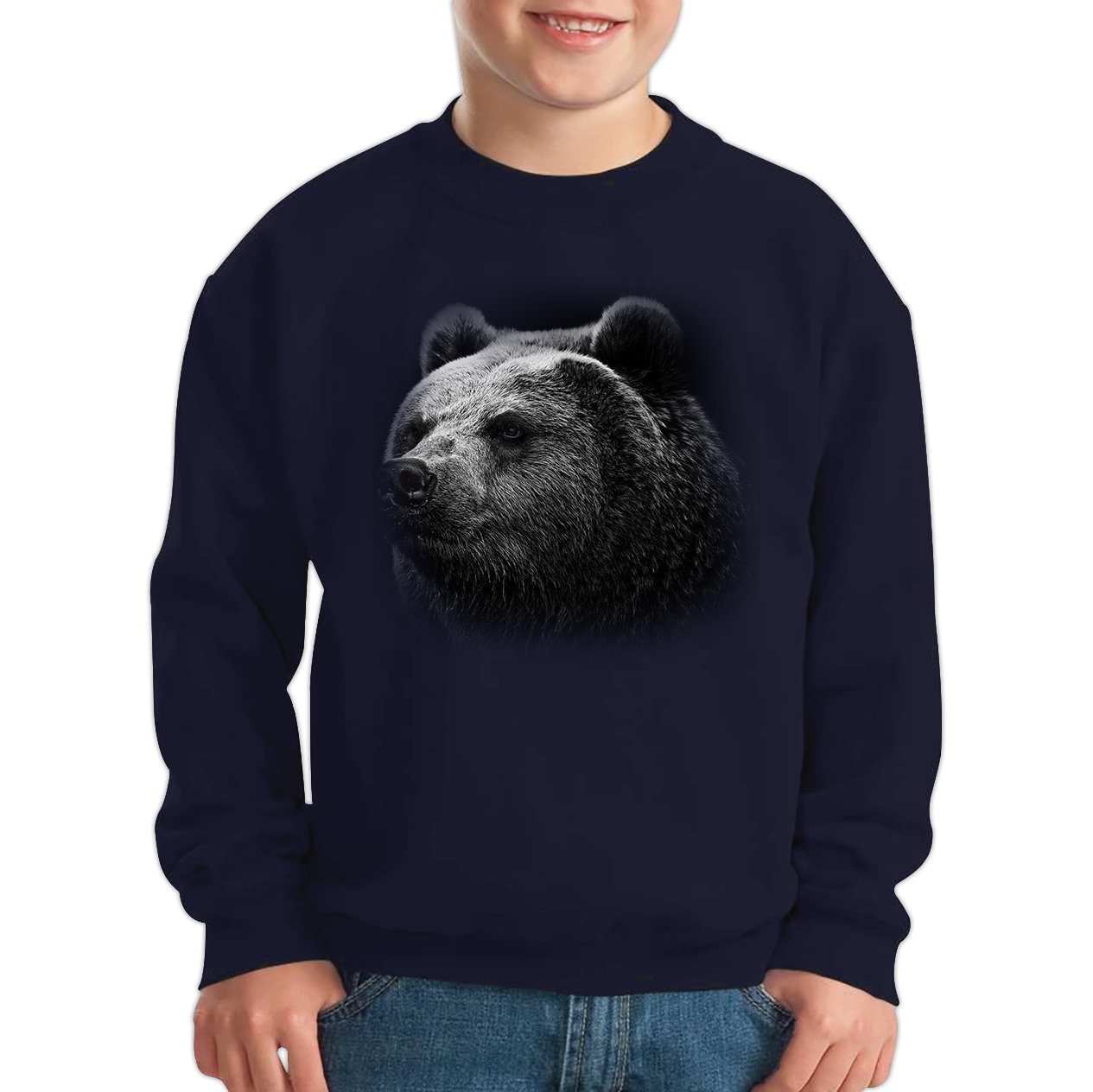 Bear Big Face Sweatshirt