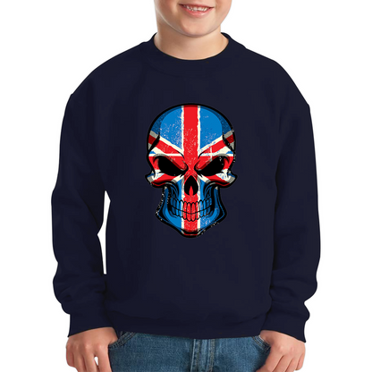 Skull Face British National Day Sweatshirt 