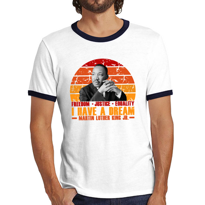 Dr Martin Luther King Jr Day Ringer Shirt