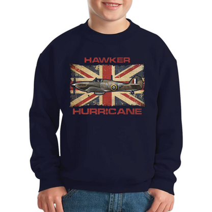 Vintage Hawker Hurricane British Veteran Air Force Sweatshirt