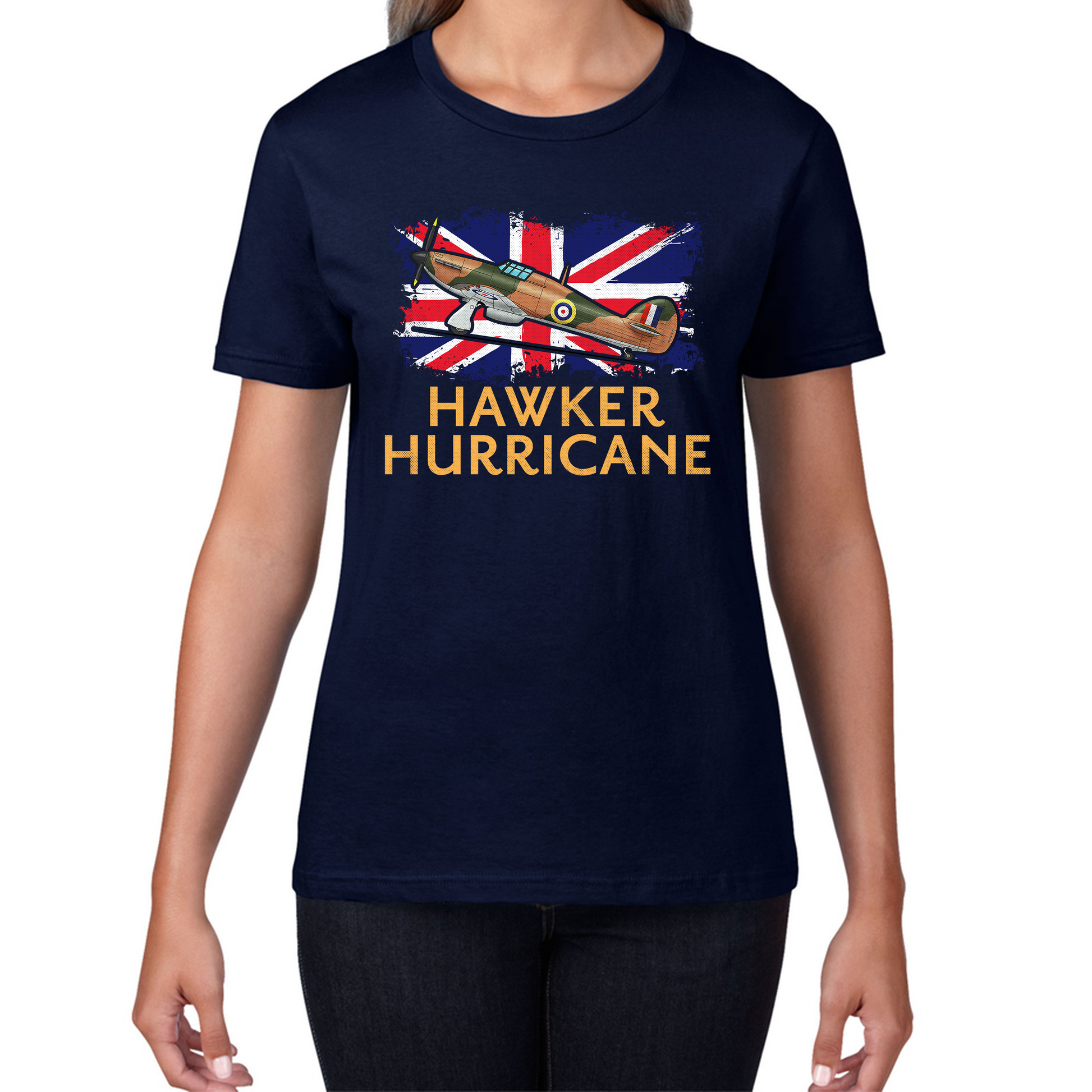 Hawker Hurricane British Veteran Air Force T Shirt