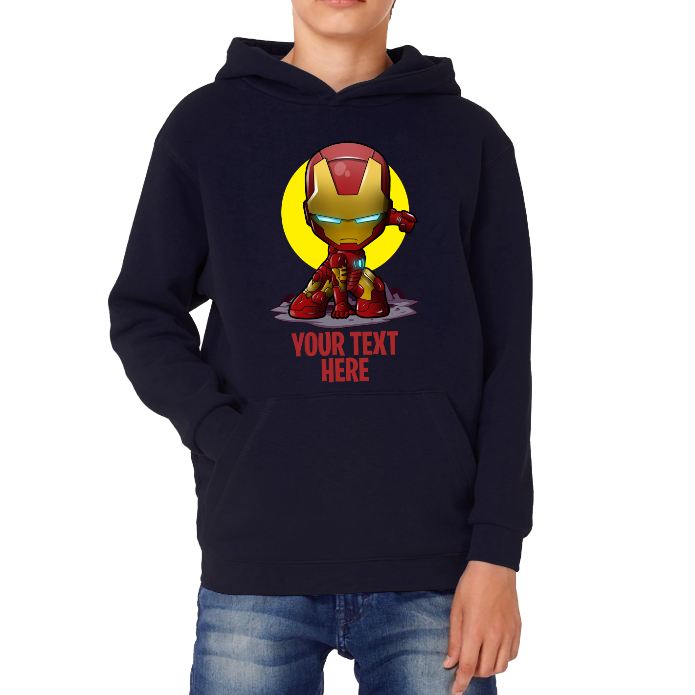 Personalised Iron Man Hoodie