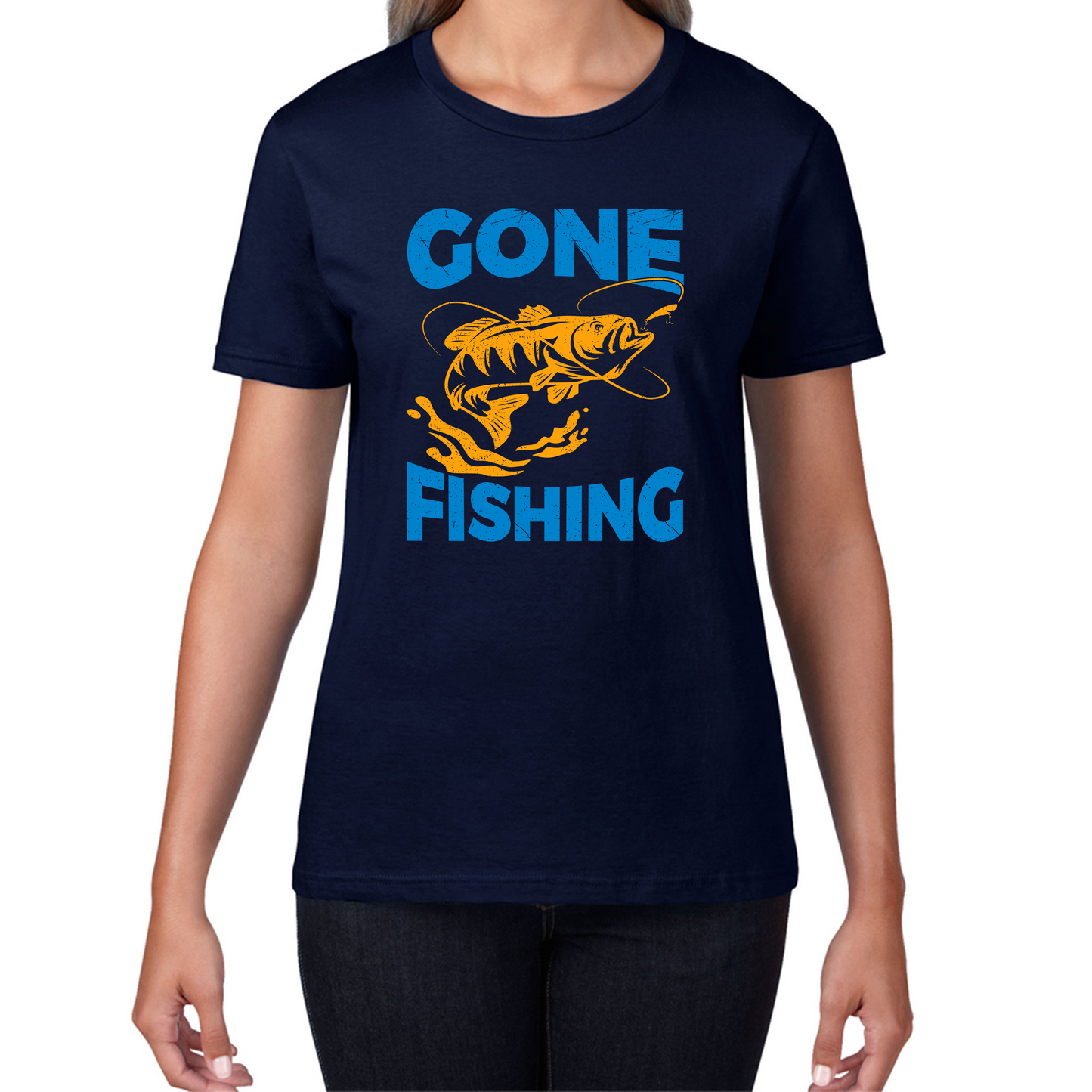 Gone Fishing Funny T Shirt