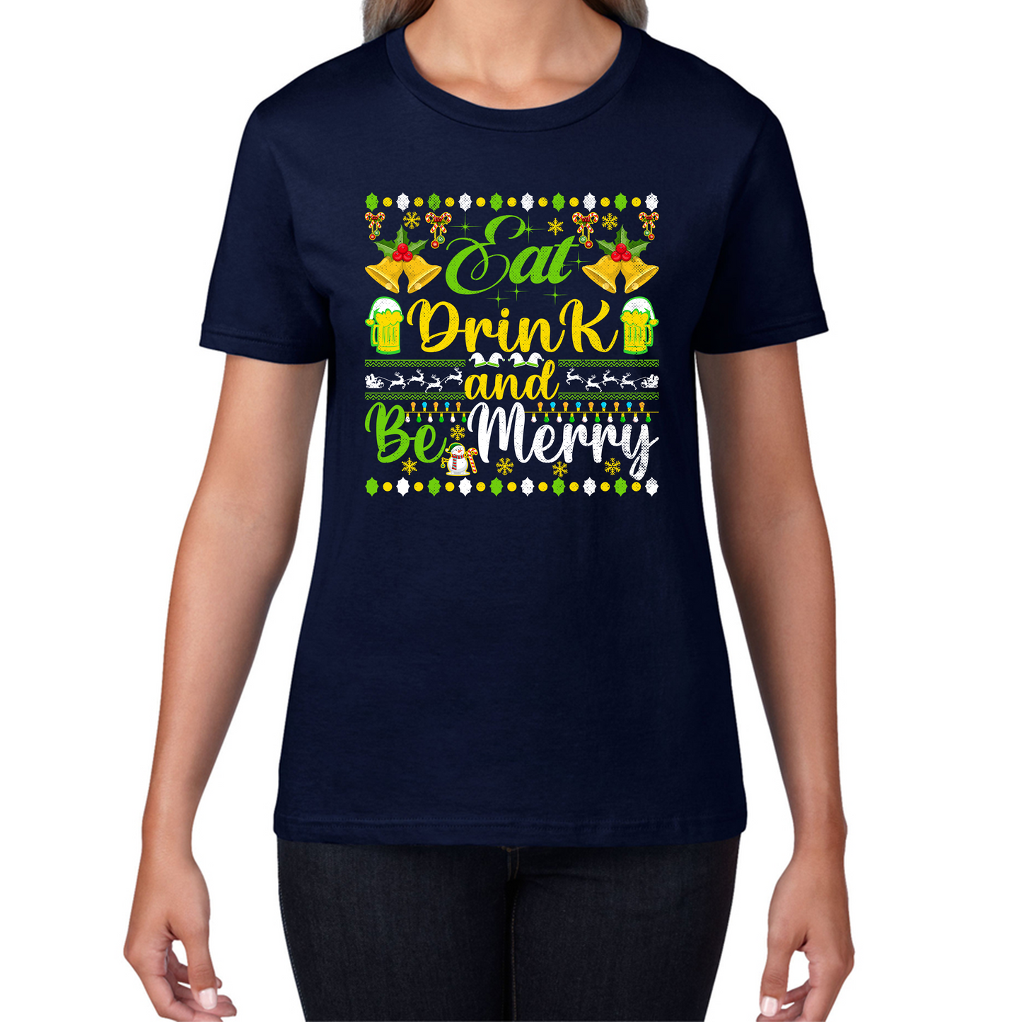 merry christmas beer womens t shirt