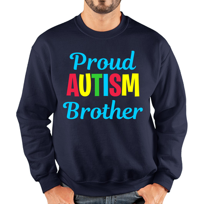 Proud Autism Brother Autism Awareness Sweatshirt