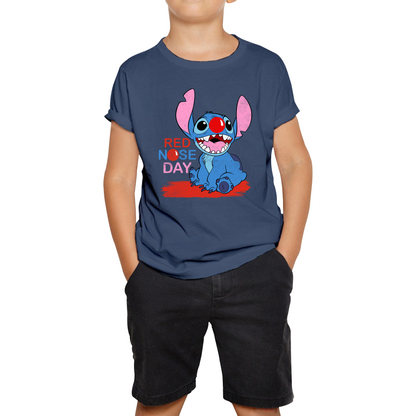 Ohana Disney Stitch Red Nose Day T Shirt