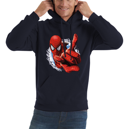 Spiderman Logo No Way Home Avengers Marvel Character Superhero Unisex Hoodie