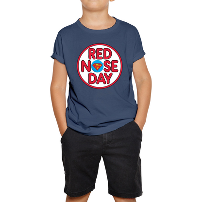 Superman Red Nose Day T Shirt