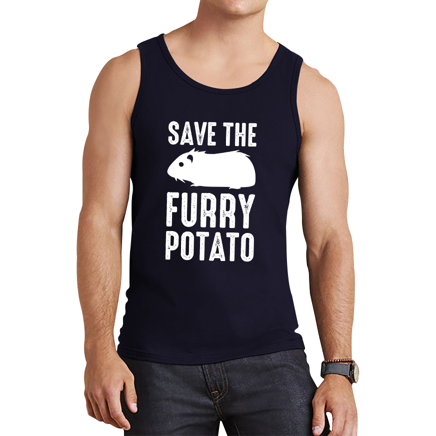 Save The Furry Potato Funny Guinea Pig Tank Top