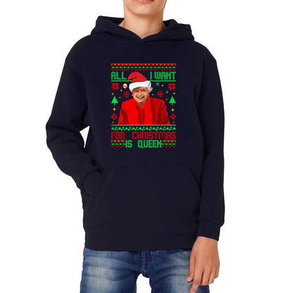 queen elizabeth ii christmas hoodie