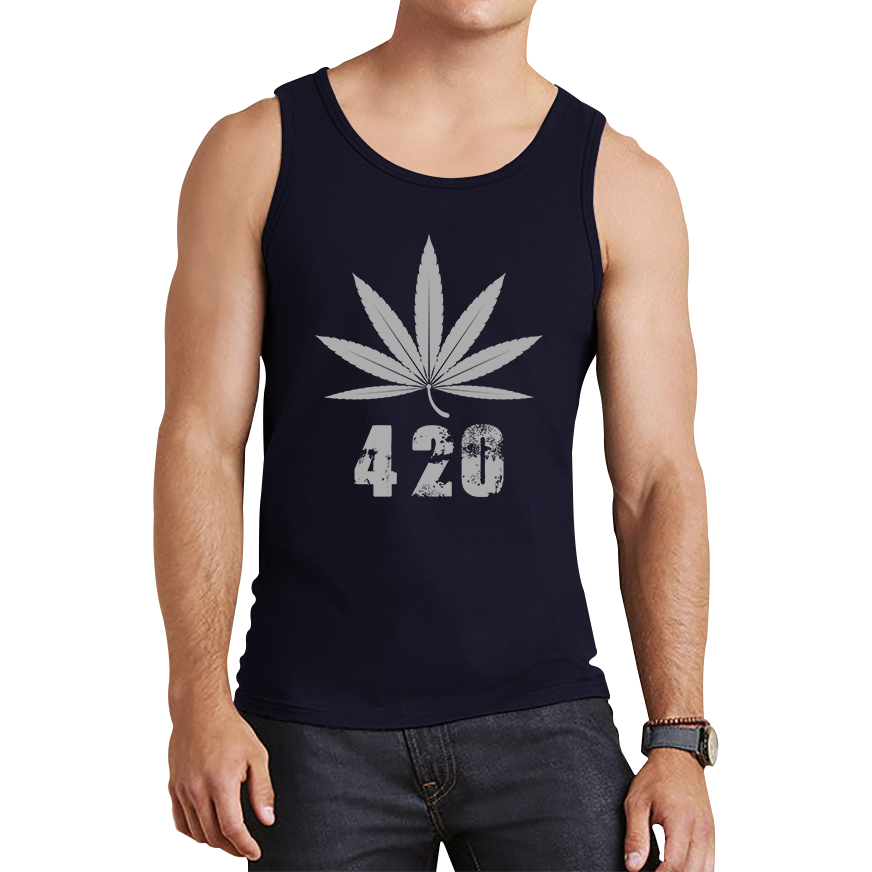 Weed Cannabis 420 Funny Tank Top