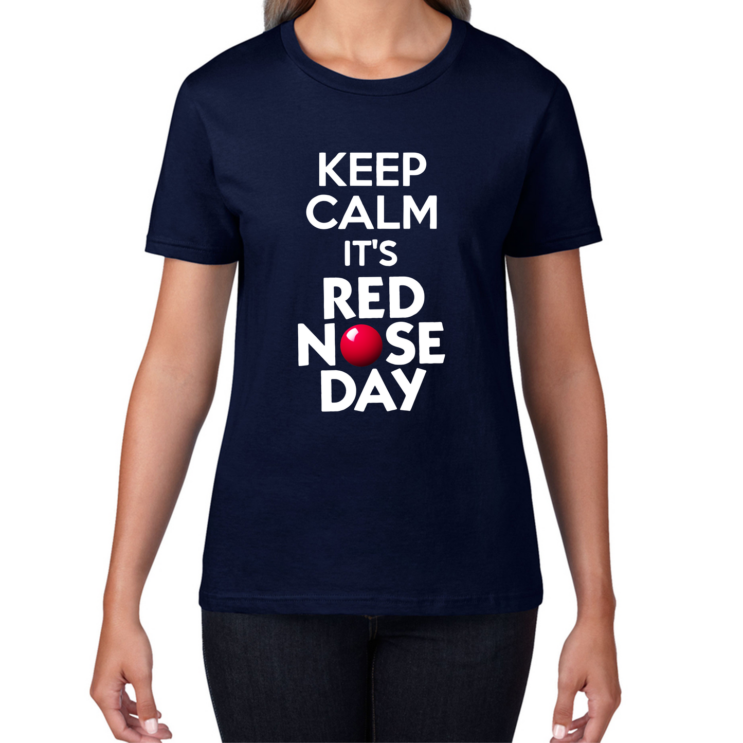 Keep Calm Its Red Nose Day Comic Relief T Shirt