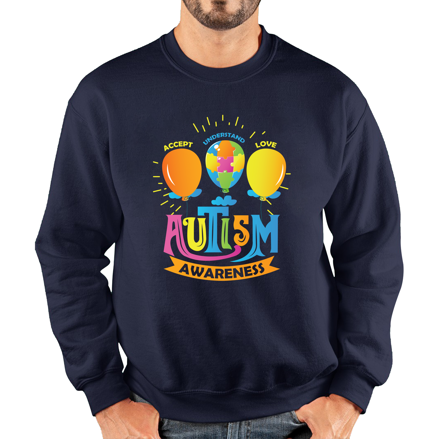 Autism Awareness Accept Understand Love Sweatshirt