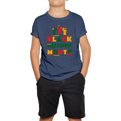 Black History Month Black Pride African American Black Lives Matter Black Pride Kids Tee