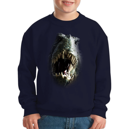 Tyrannosaurus T-rex Roaring Face Sweatshirt