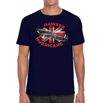 Vintage Hawker Hurricane British Veteran Fighter Aircraft Plane T Shirt