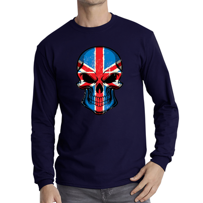 Skull Face British National Day T Shirt