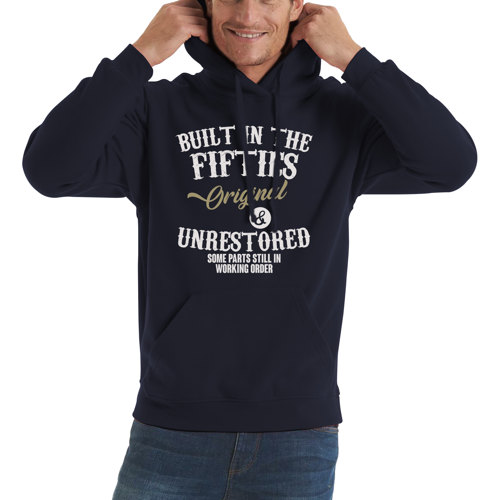 Built In The Fifties Funny Hoodie