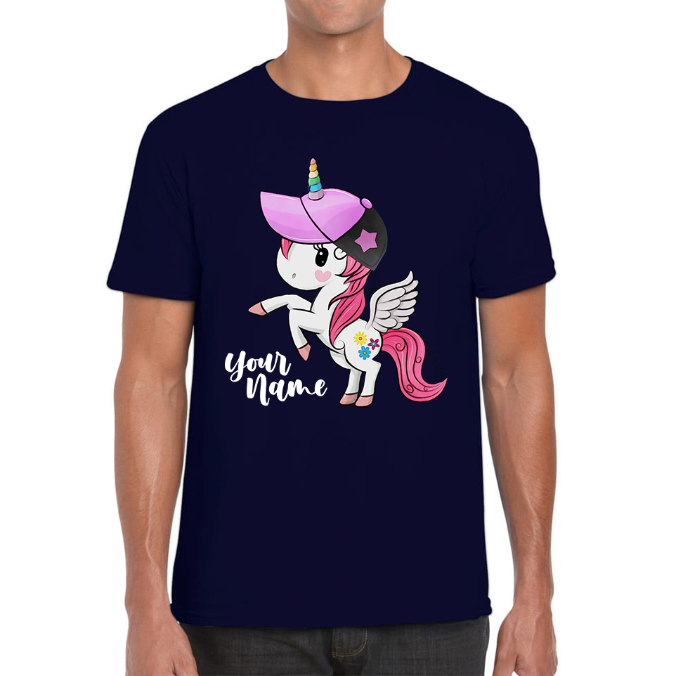 Personalised Your Name Little Unicorn T Shirt