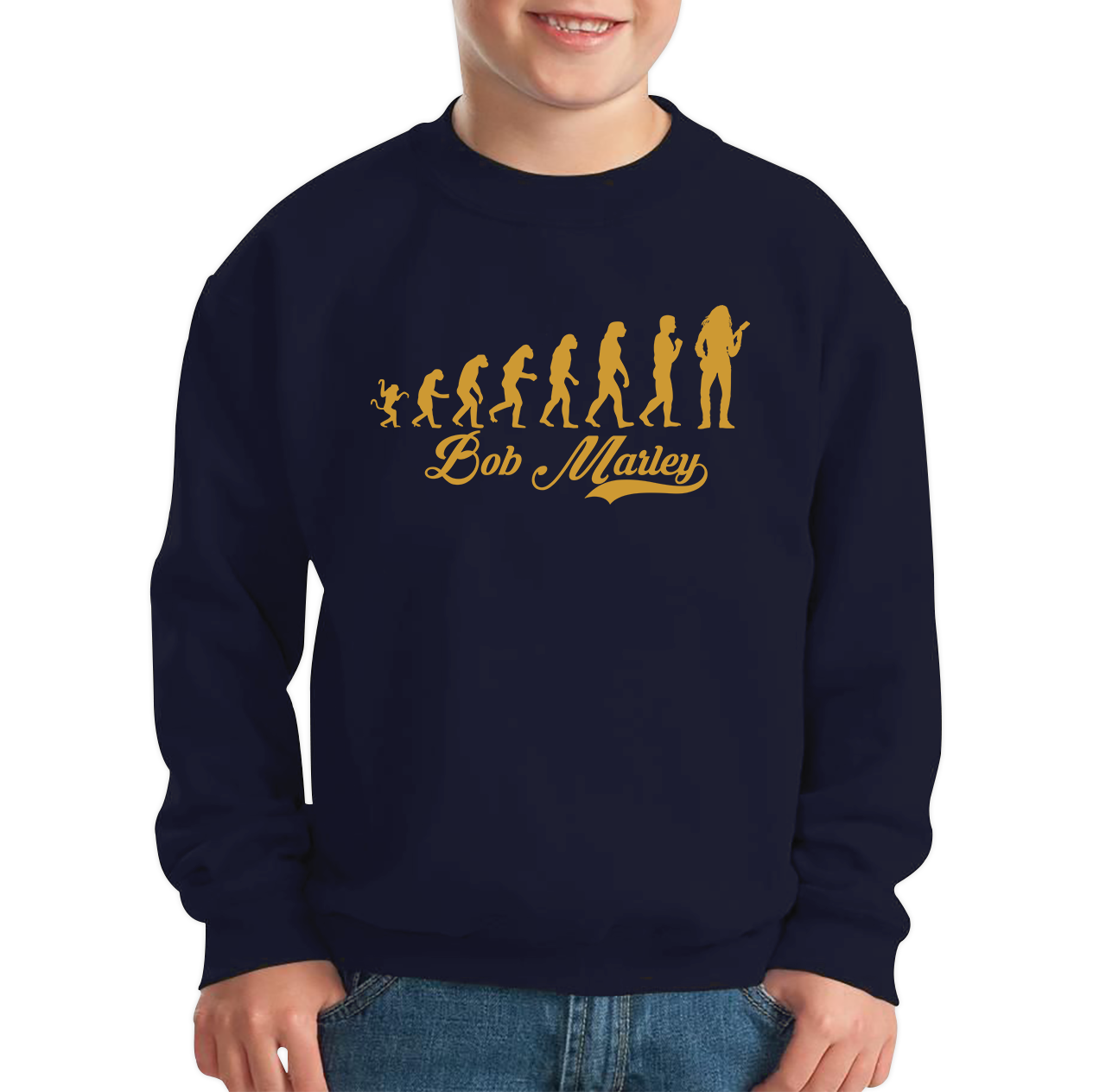 Bob Marley Human Evolution Sweatshirt