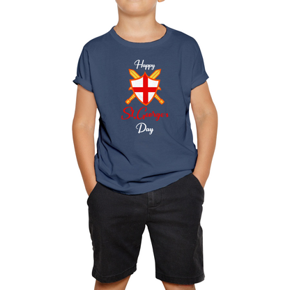 Happy St. George's Day Sword And Sheild T Shirt